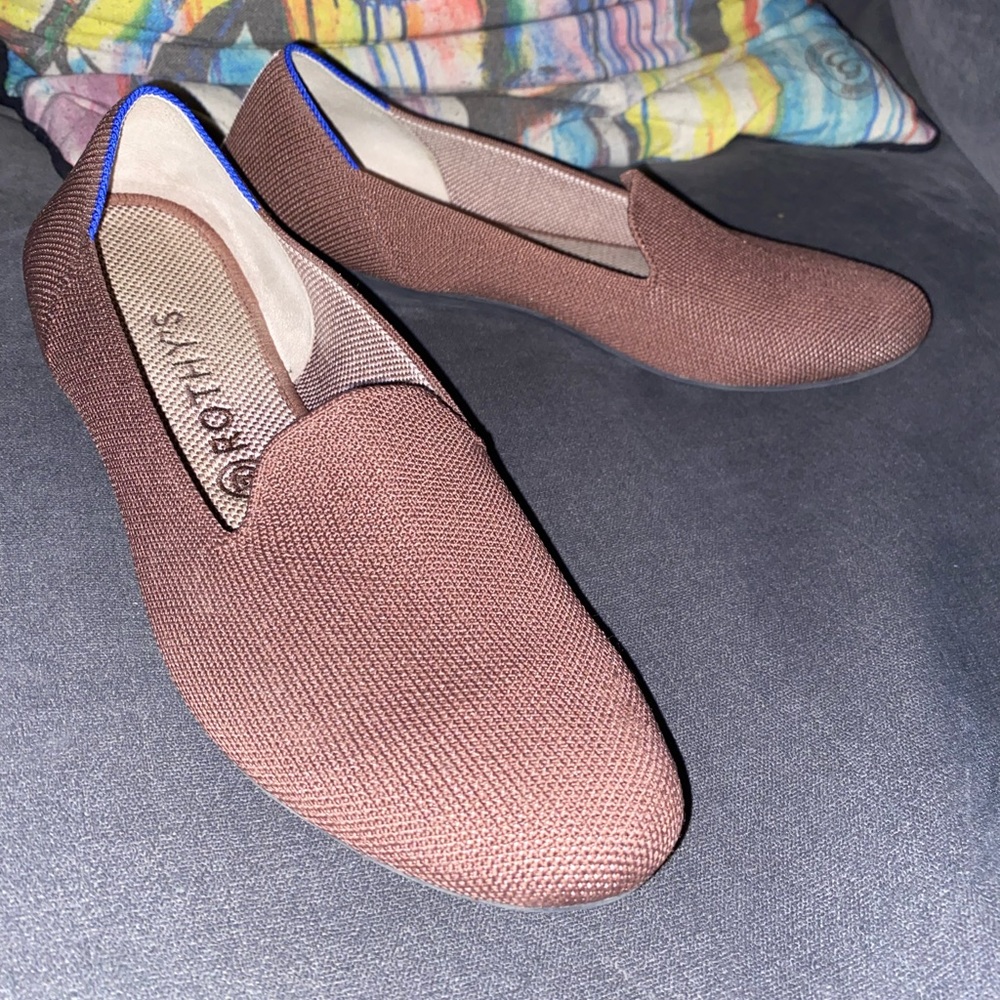 Rothy’s loafer in chocolate